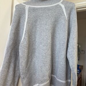 Cupshe Gray Turtleneck Sweater
